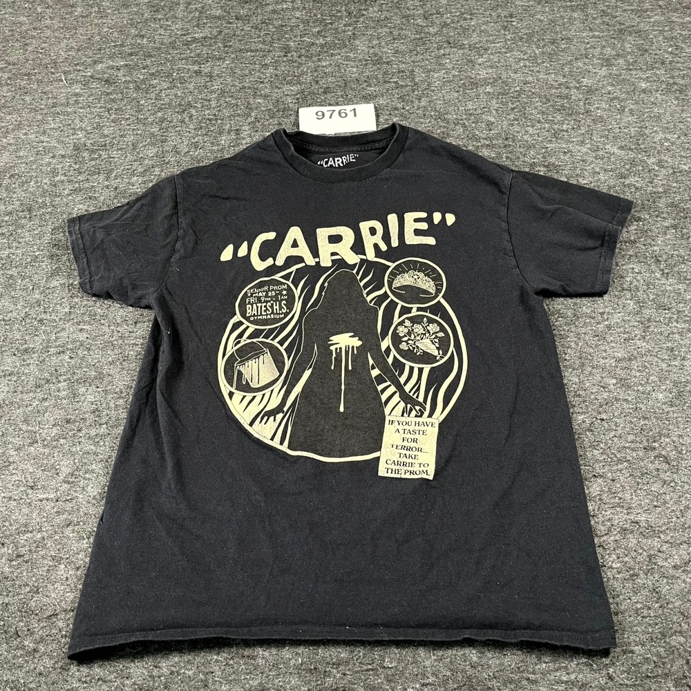 Horror Carrie Sleeves Goodie T Shirt Mens Medium Black Horror Movie Prom Graphic